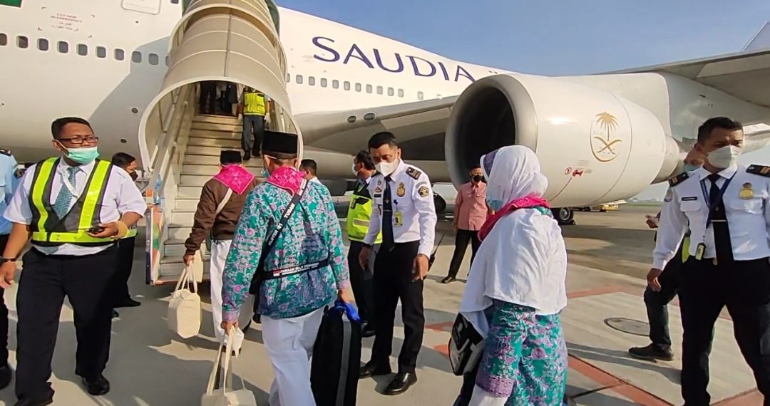 Kloter Pertama Haji 1443 H/2022 Jatim, Diberangkatkan dari Bandara Udara Internasional Juanda
