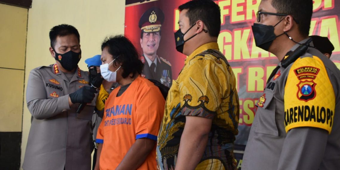 Warga Trenggalek Pembunuh Remaja Lamongan di Sidoarjo Ditangkap Polisi