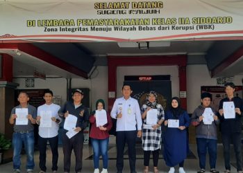 79 Narapidana Lapas Sidoarjo Dapat Hak Asimilasi Rumah