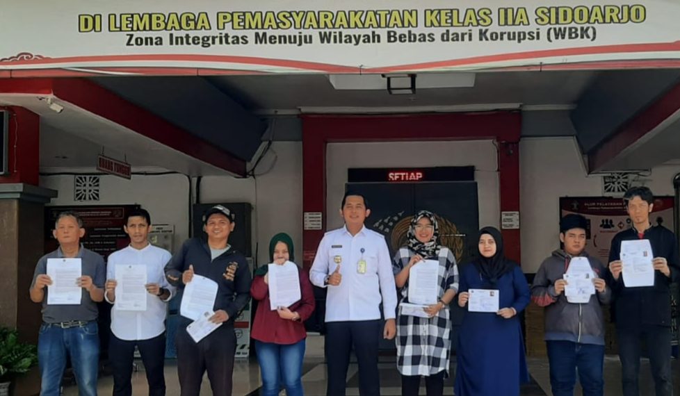 79 Narapidana Lapas Sidoarjo Dapat Hak Asimilasi Rumah