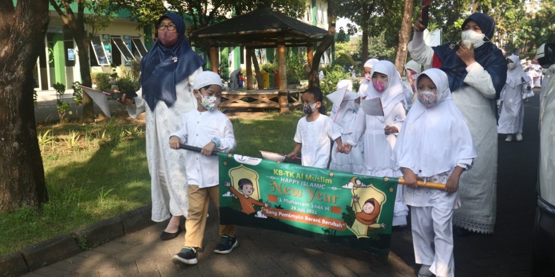 Libatkan Siswa, Peringatan Tahun Baru Islam di Al Muslim Meriah