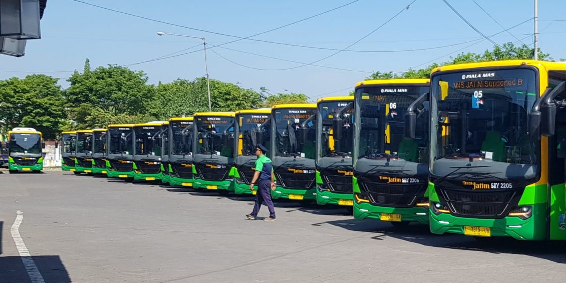 Bus Transjatim Hadir, dan Gratiskan Seminggu