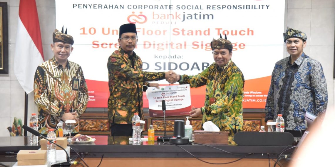 Layanan Informasi RSUD Sidoarjo Bakal Dilengkapi Digital Touch Screen Signage