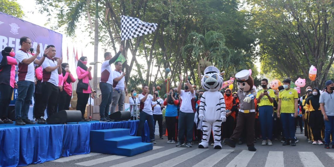 Sambut Hari Lalu Lintas 2022, Ajang Polresta Sidoarjo Dekatkan Diri ke Masyarakat