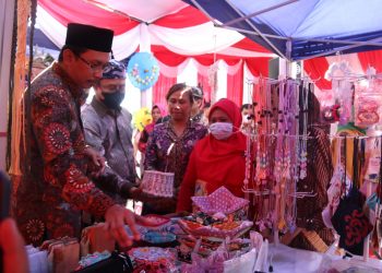 Peringatan Hantaru 2022, Bupati Gus Muhdlor Buka Gebyar UMKM di Kantor BPN Sidoarjo