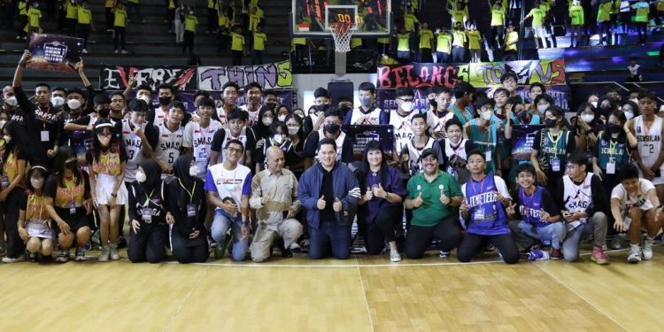 Ribuan Pelajar se Jatim Antusias Ikuti Kompetisi Basket Piala Erick Thohir