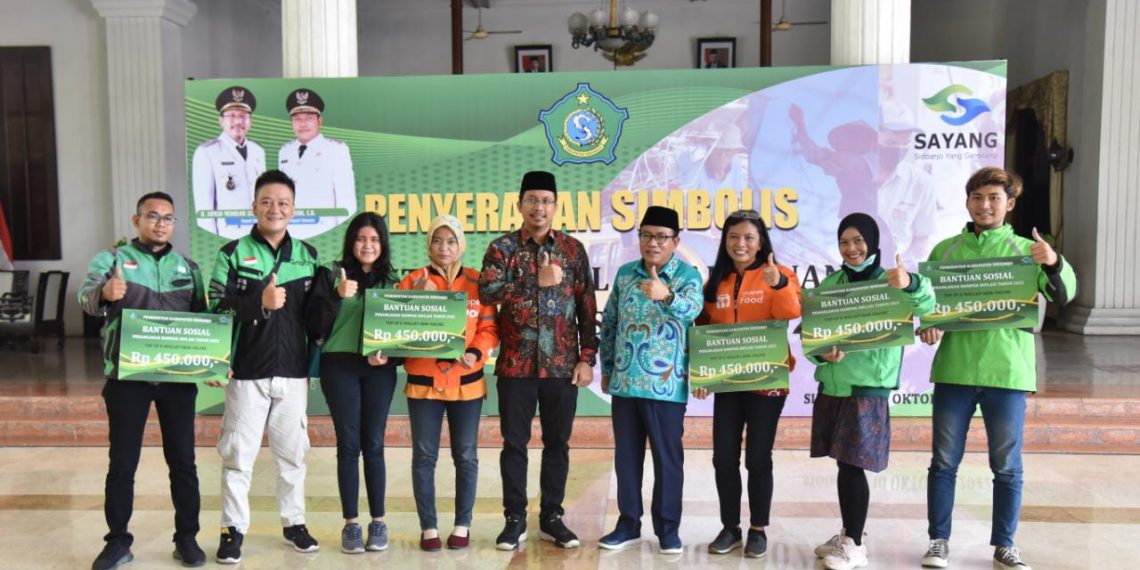 Driver Ojol, Nelayan, Sopir Angkot dan Bentor  di Sidoarjo Dapat Bantuan Dampak Kenaikan BBM
