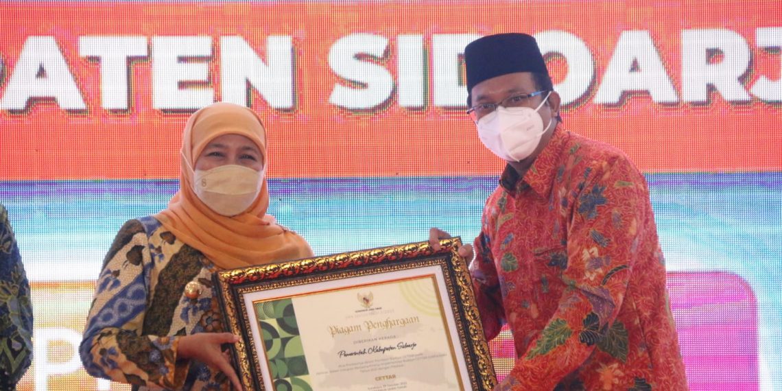 Kabupaten Sidoarjo Mendapat Predikat CETAR pada Jatim Bereucracy Fest 2022