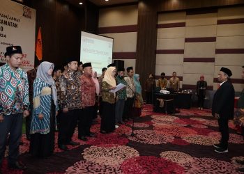 54 Panwascam di Sidoarjo Dilantik