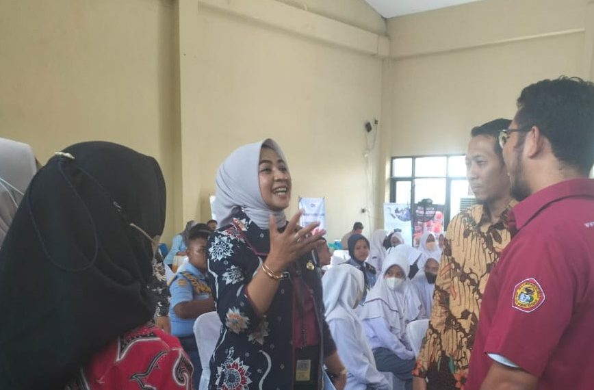Disnaker Sidoarjo bersama SMK Mitra Sehat Mandiri Gelar Program BKK