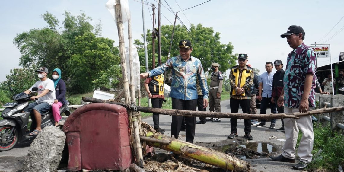 Sidak Jembatan Rusak, Subandi Minta Dinas PUBMSDA Sidoarjo Segera Lakukan Perbaikan