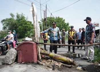 Sidak Jembatan Rusak, Subandi Minta Dinas PUBMSDA Sidoarjo Segera Lakukan Perbaikan