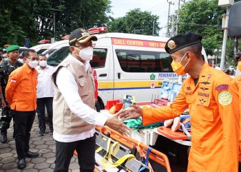 Pimpin Apel Siaga Bencana Hidrometeorologi, Gus Muhdlor Kerahkan Ratusan Personil Gabungan