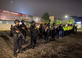 Jaga Kenyamanan Masyarakat, Polisi Patroli Harkamtibmas di Wilayah Rawan