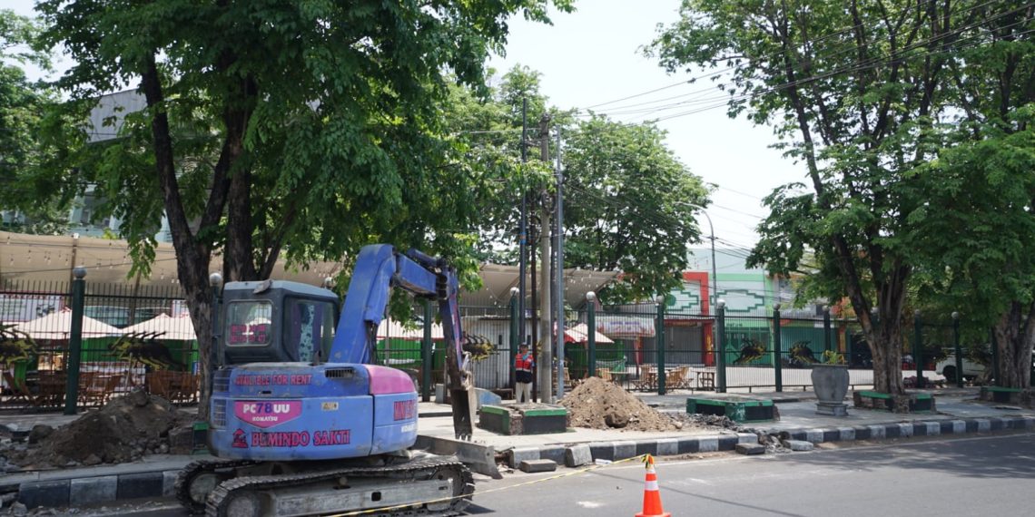 Pemkab Sidoarjo Revitalisasi Trotoar Stadion Gelora Delta, Target Rampung Akhir 2023