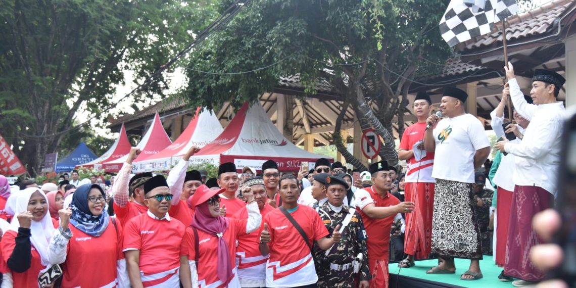 Pemkab Sidoarjo Gelar Mlaku Sarungan Bareng