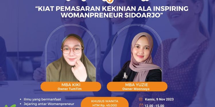Bincang Santai ala TDA, Berbagi Kiat Pemasaran ala Inspiring Womanprenuer Sidoarjo