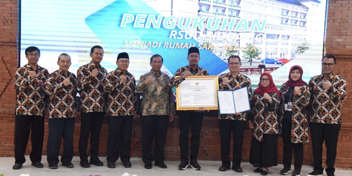 RSUD Sidoarjo Naik Kelas A, Dirjen Yankes Kemenkes Apresiasi Bupati Gus Muhdlor