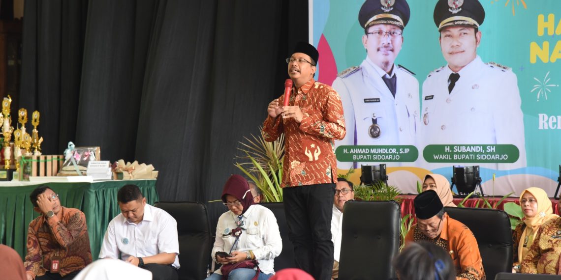 Bupati Sidoarjo Gus Muhdlor Ajak Ratusan Pelajar Kader Kesehatan Remaja Cegah Stunting