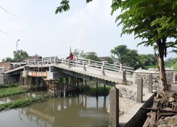 Proyek Betonisasi Ruas Jalan Kwangsan Sedati Sudah Rampung 100 Persen