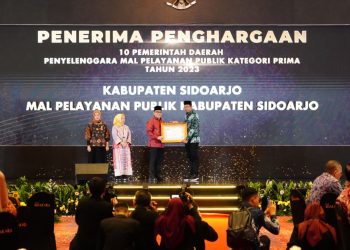 Sidoarjo Raih Penghargaan Mal Pelayanan Publik Kategori Prima dari KemenPAN RB