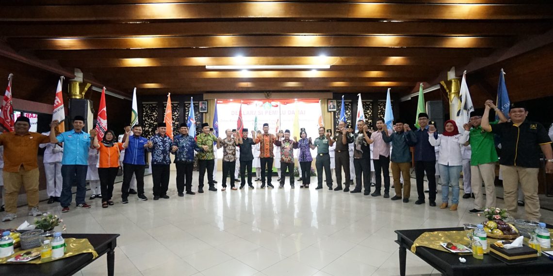 Sambut Pemilu 2024, Pemkab Sidoarjo Gelar Deklarasi Damai