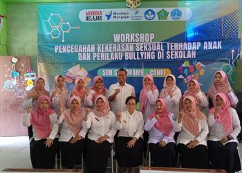 Deklarasi Anti Kekerasan dan Bulying SDN Sumorame bersama DP3AKB