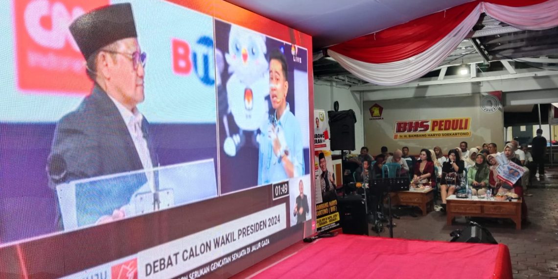 Bambang Haryo Gelar Nobar Debat Cawapres, Gibran Diberi Skor 95