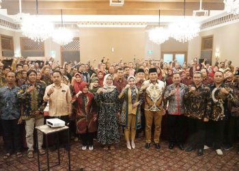 Wabup Subandi Berpesan untuk Kuatkan koordinasi dan konsolidasi Pada Bintek Desa Pabean