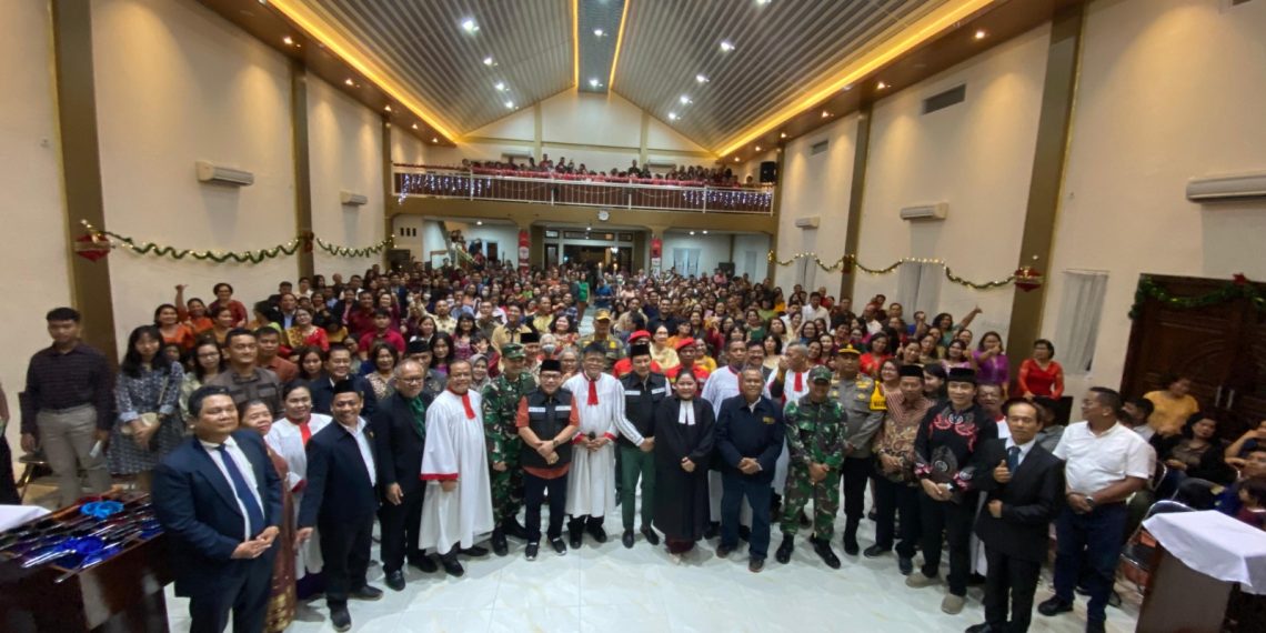 Jaga Keamanan Perayaan Natal dan Tahun Baru 2023, Wabup Sidoarjo bersama Forkopimda Keliling Pemantauan Pengamanan