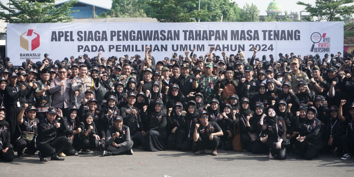 Apel Siaga Pemilu 2024, Wabup Subandi Minta Petugas Jaga Kesehatan