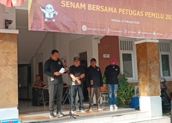 Wabup H. Subandi Meminta Petugas KPPS Menjalankan Tugasnya Dengan Penuh Integritas