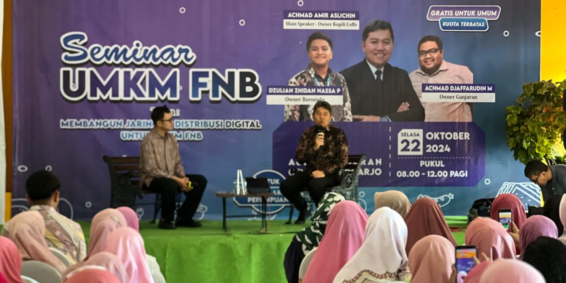 Bertemu Ratusan Pelaku UMKM FNB, Cabup Mas Iin Siapkan Jaringan Distribusi Digital