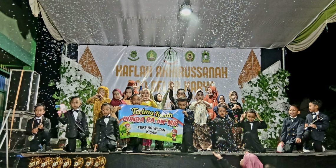 Penuh Semangat,Haflah Akhirussanah dan Gelar Karya AN-NUR Tunjukan Hasil Didikan Berakhlak Mulai