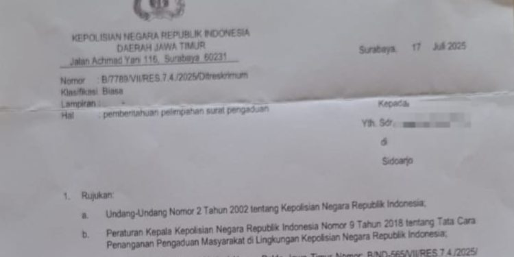 Kades Trosobo Taman Nonaktif Dilaporkan Warga, Diduga Serobot Tanah Desa dan Libatkan Oknum DPRD Sidoarjo dalam Gratifikasi