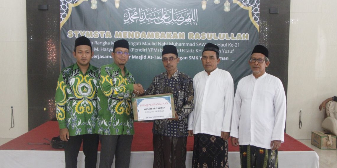 SMK YPM 1 Taman Gelar Peringatan Maulid Nabi:Menebar Kebaikan dan Mempererat Kebersamaan