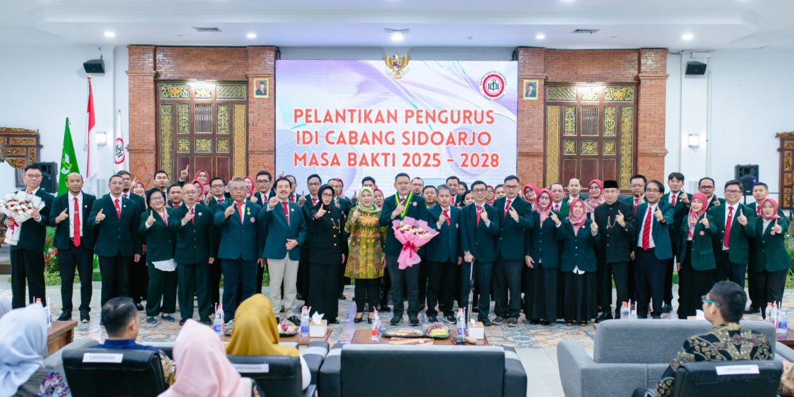 Pelantikan Pengurus IDI Sidoarjo 2025-2028:Sinergi Profesionalisme, dan Aksi Nyata