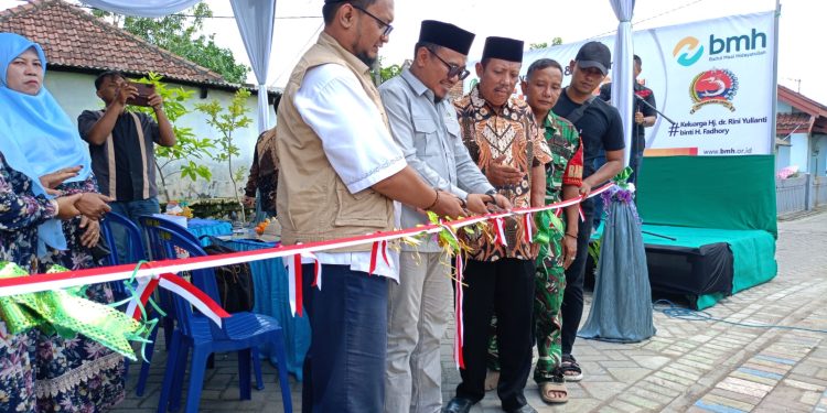 BMH Unit Sidoarjo Resmikan Sumur Bor ke Enam , Warga Semampir Kini Menikmati Air Bersih