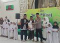 BMH Sidoarjo Bareng Polresta Sidoarjo Peringati Isra Mi’raj dan Beri Santunan Yatim Piatu Binaan BMH