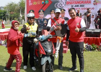 Fun Bike Semarak Bhayangkara Sidoarjo dengan Layanan Publik