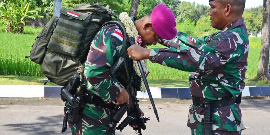 Komandan Brigif 2 Marinir Sambut Kedatangan Satgasmar Mupe Papua