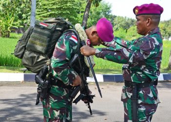 Komandan Brigif 2 Marinir Sambut Kedatangan Satgasmar Mupe Papua