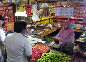Blusukan ke Pasar Larangan, BHS Berharap Kondisi Pasar Nyaman dan Bersih