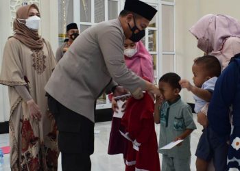 Hari Asyura, Polresta Sidoarjo Gelar Doa Bersama dan Santuni Anak Yatim  