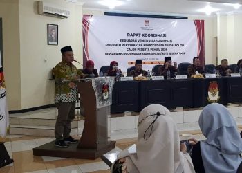 KPU Jatim Gelar Rakor Persiapan Pemilu 2024 di Sidoarjo