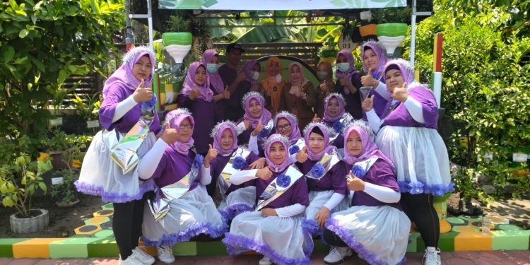 Ikut Lomba Asman Toga Puskesman Krembung, Desa Waung Optimis Juara