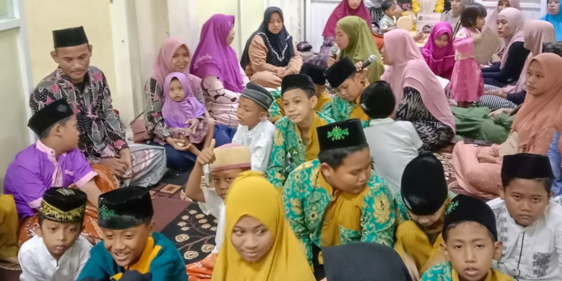 Ratusan Santri TPQ Al Amin, Meriahkan Peringatan Maulid Nabi Muhammad SAW