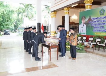 Gus Muhdlor Lantik Ketua dan Wakil Baznas Sidoarjo, Periode 2022-2027