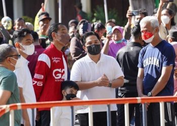 Ganjar Pranowo-Erick Thohir Sosok yang Diinginkan Jokowi