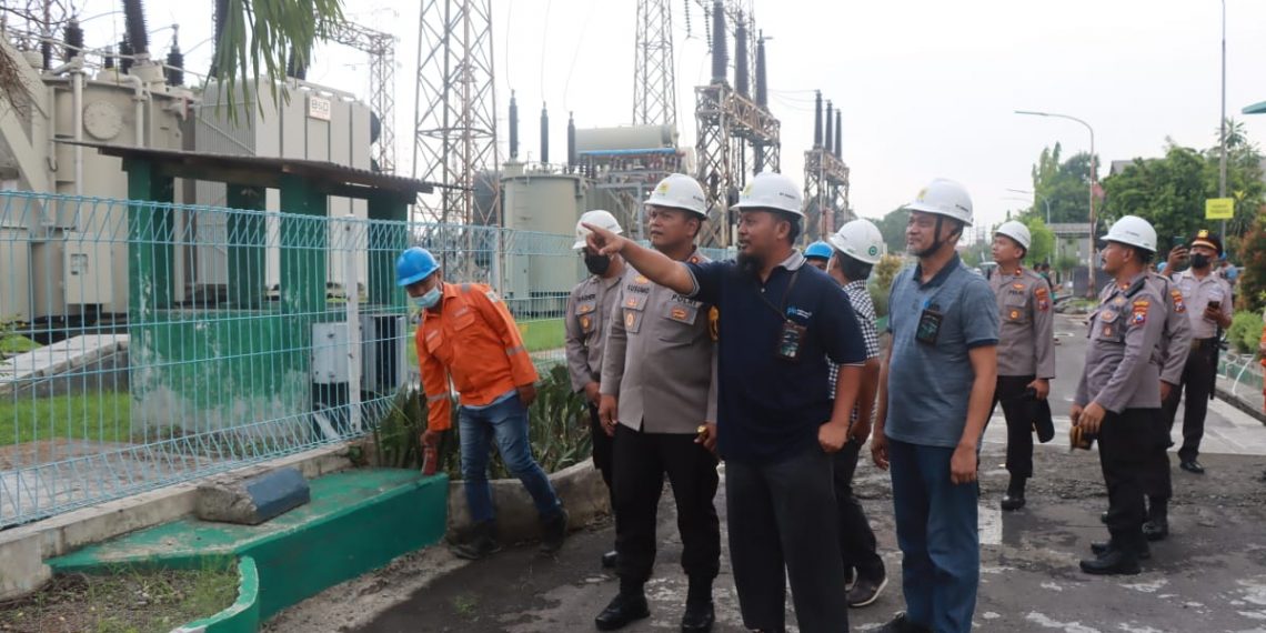 Jelang KTT G20, Kapolresta Sidoarjo Tinjau UIT PLN Taman Pastikan Pasokan Listrik Aman
